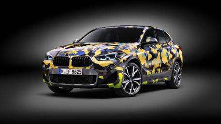Vibrant Camo BMW SUV Wallpaper 4K wallpaper