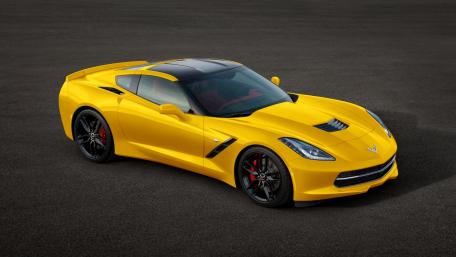 Bold and Stunning Yellow Sports Car Wallpaper wallpaper