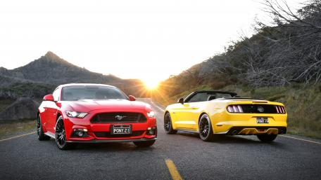 Dynamic Duo of Performance Cars wallpaper