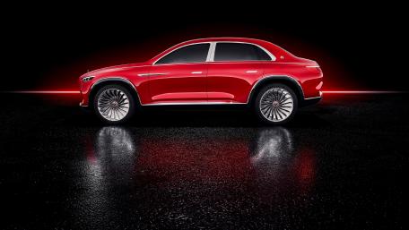 Sleek Red Luxury SUV Wallpaper wallpaper