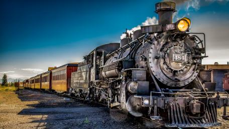 Vintage Locomotive Captured in Stunning Detail wallpaper