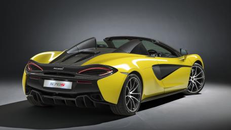 Sleek McLaren 570S in Striking Yellow Shade wallpaper