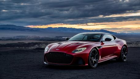 Stunning Red Sportscar at Dusk wallpaper