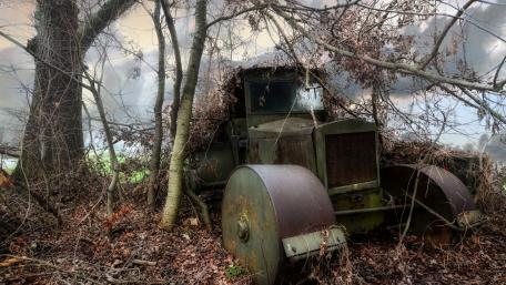 Forgotten Machine Among the Trees wallpaper