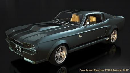 Classic Ford Shelby Mustang GT500 Eleanor 1967 Wallpaper wallpaper