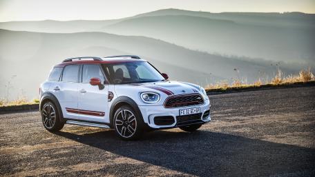 Stunning Mini Cooper on a Scenic Drive wallpaper
