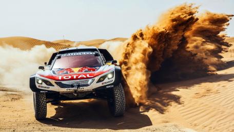 Rally Adventure in the Desert Sands wallpaper