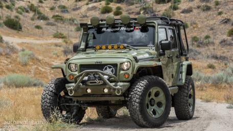 Off-Road Adventure Ready Jeep Wallpaper wallpaper