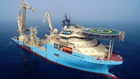 Innovative Marine Engineering Vessel Wallpaper wallpaper