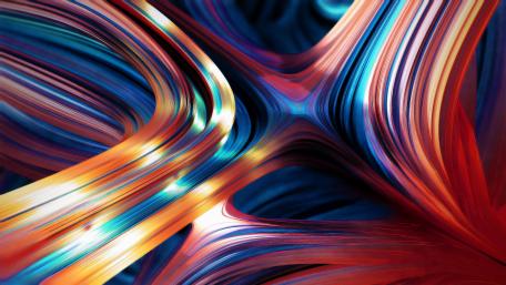 Intricate Interwoven Tapestry of Light and Color wallpaper