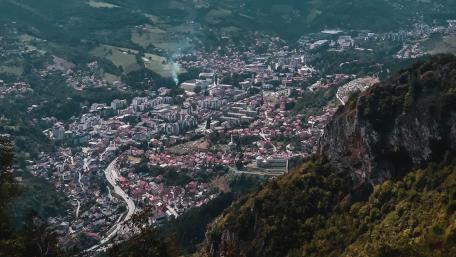 Beautiful view in Travnik wallpaper