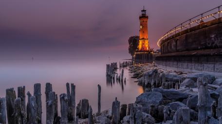 Lindau lighthouse wallpaper