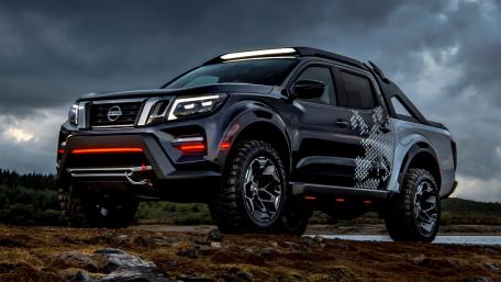 Bold Adventure Ready Nissan Pickup Wallpaper wallpaper