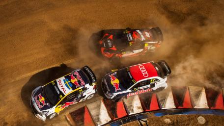 Toomas Heikkinen, Niclas Grönholm & Kevin Hansen at World RX of South Africa wallpaper