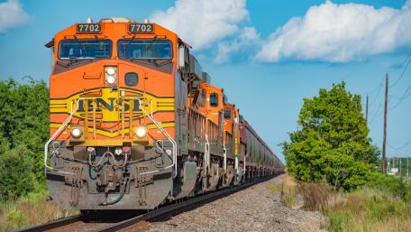 Powerful Freight Train on the Move wallpaper