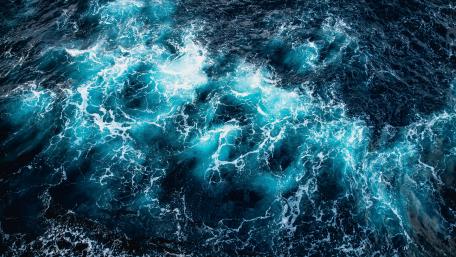 Aerial View of Ocean wallpaper
