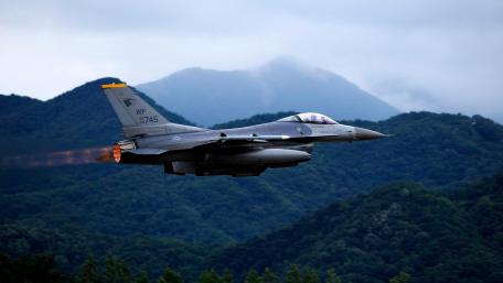 F-16 Fighting Falcon from the 80th Fighter Squadron wallpaper