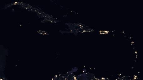 Caribbean Night Lights 2016 wallpaper