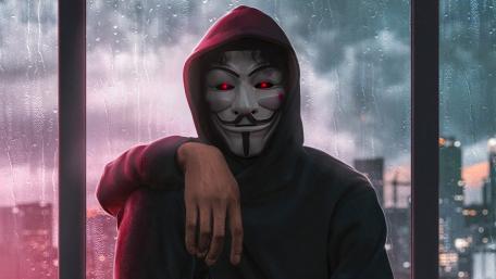 Mysterious Hacker in the Shadows wallpaper