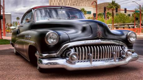 Vintage Hot Rod Elegance wallpaper