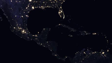 Central America's Night Lights 2016 wallpaper