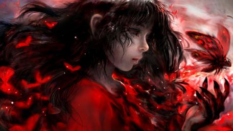 Whispers of the Crimson Demon wallpaper