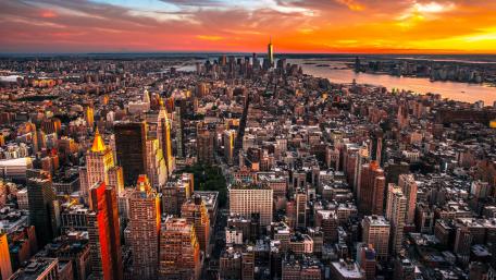 New York City cityscape wallpaper