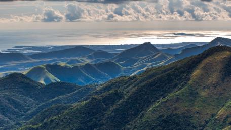 Majestic Mountain Ranges Under Vast Skies wallpaper