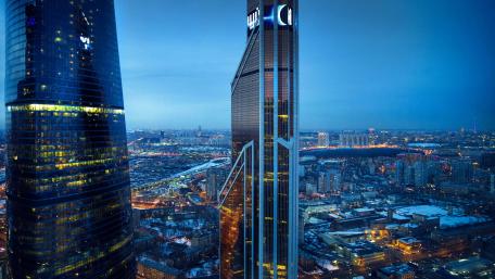Moscow blou hour wallpaper