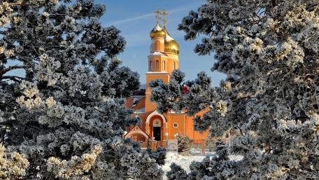 St. Nicholas Cathedral, Kazakhstan wallpaper