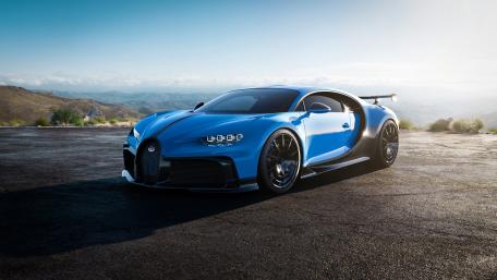 Ultimate Blue Bugatti Chiron Wallpaper wallpaper