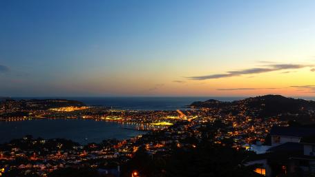 Wellington at night wallpaper