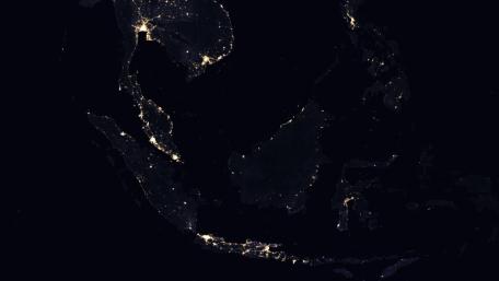 Southeast Asia's Night Lights 2016 wallpaper