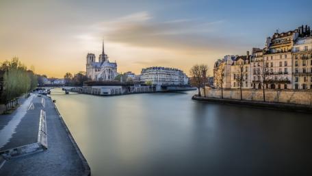Seine river wallpaper