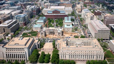 Aerial View of Judiciary Square wallpaper