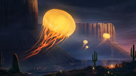 Jellyfish Fantasy wallpaper