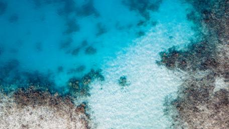 Blue sea wallpaper