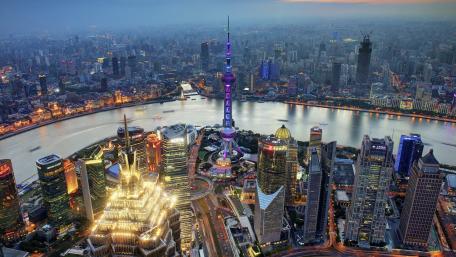Jin Mao Tower and Shanghai Tower wallpaper
