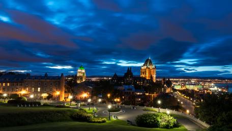 Québec by night wallpaper