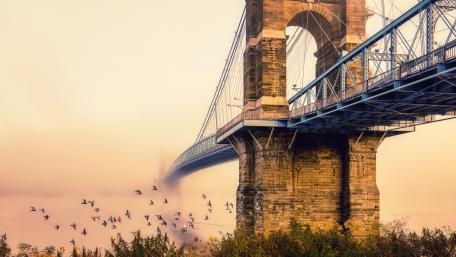 John A. Roebling Suspension Bridge wallpaper