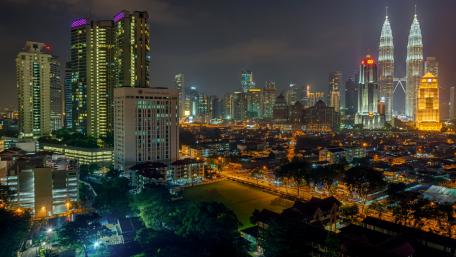 Kuala Lumpur by night wallpaper