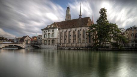 Limmat River, Zurich wallpaper
