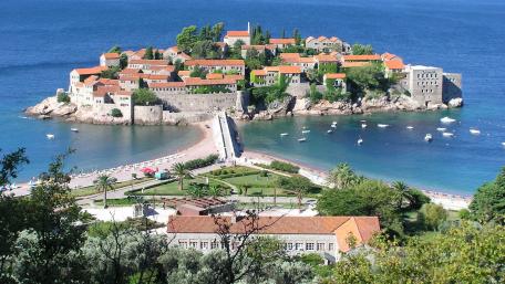 Sveti Stefan island wallpaper