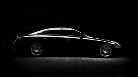 Mercedes Minimal Silhouette wallpaper