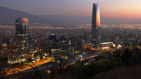 Stunning Cityscape at Dusk wallpaper
