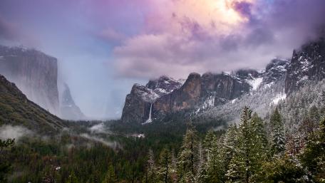 Yosemite Tunnel View wallpaper