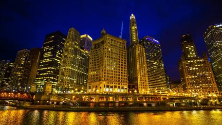 Chicago Riverwalk wallpaper