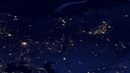 Night Lights of Western Russia v2012 wallpaper