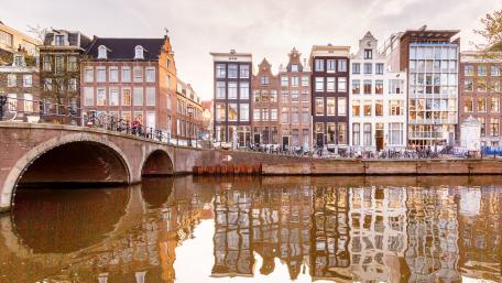 Charming Amsterdam Canals and Architecture wallpaper