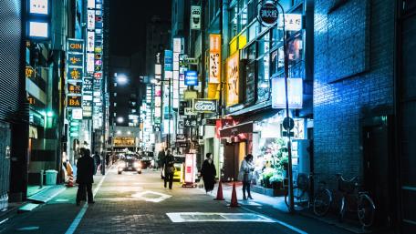 Street of Tokyo wallpaper